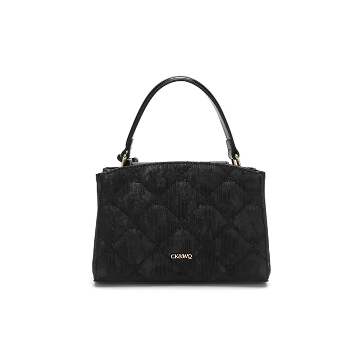 BETTINA VIVIAN PU Kelly Bag, Crossbody Bag, One Shoulder Handbag Women's Black-3