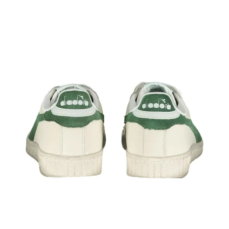 Diadora GAME L Anti Slip Wear Resistant Low Top Skateboard Shoes Men's White-3