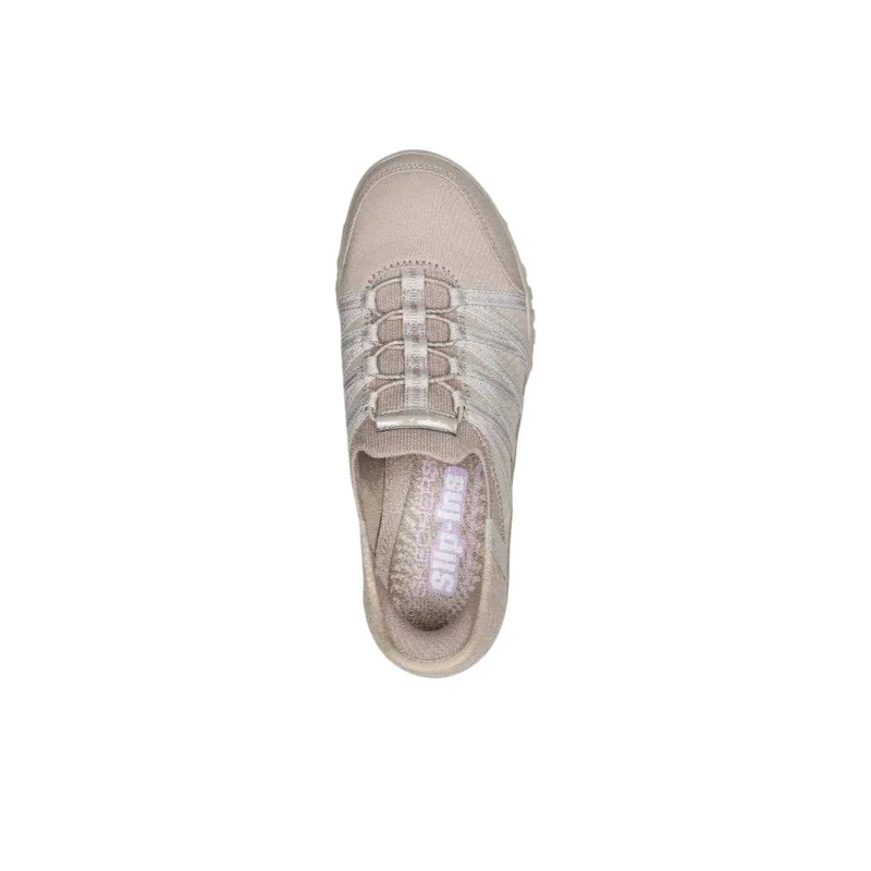 Skechers Breathe Easy Shock Absorbers Low Top Casual Shoes Women's Taupe-4