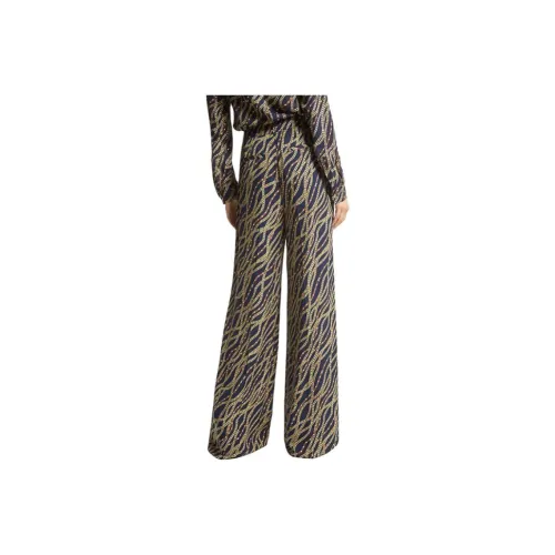 MICHAEL KORS Status Print Georgette Wide-Leg Pants Casual Pants Women's Multicolor
