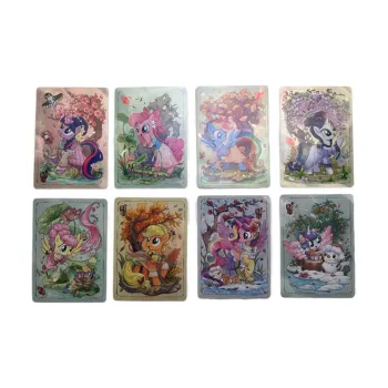 KAYOU My Little Pony, The Seventh Installment Of The Huiyue Pack SGR Level Card, A Complete Set IP/Anime Cards 8 Pcs