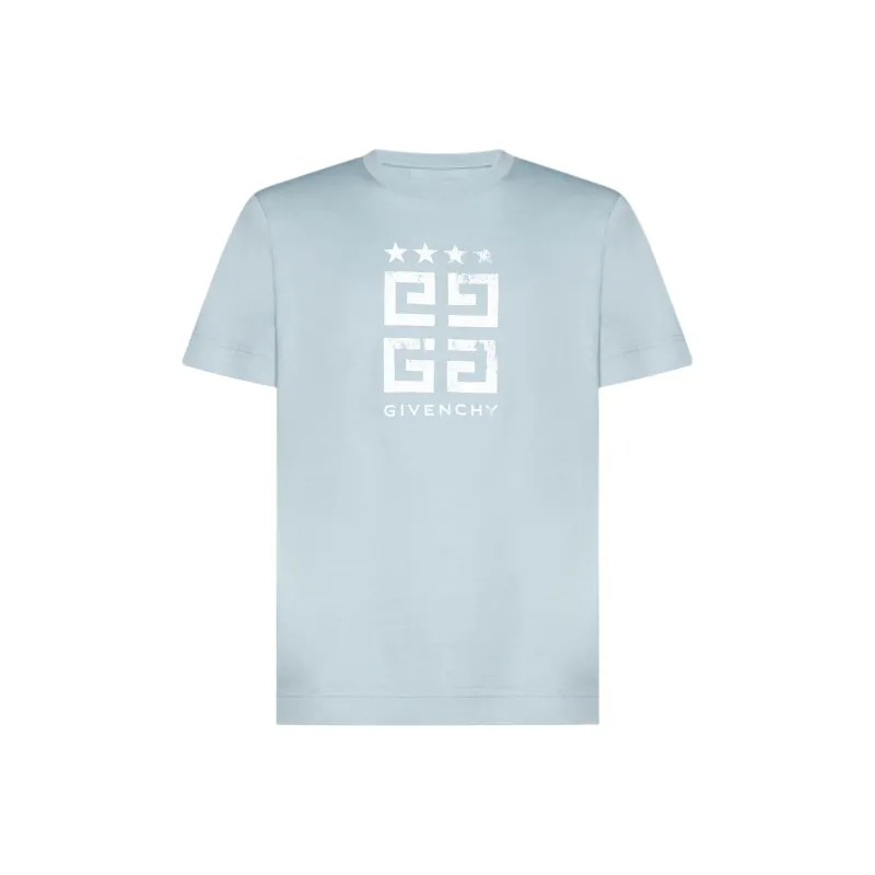 GIVENCHY SS24 T-Shirt Men's Light Blue-0