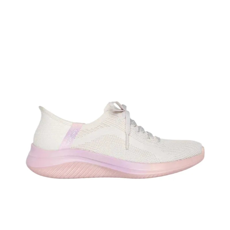 Skechers Ultra Flex 3.0 Shock Absorbers Low Top Casual Shoes Women's Natural-1