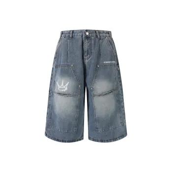 DUKE+DEXTER Denim Shorts Unisex Blue