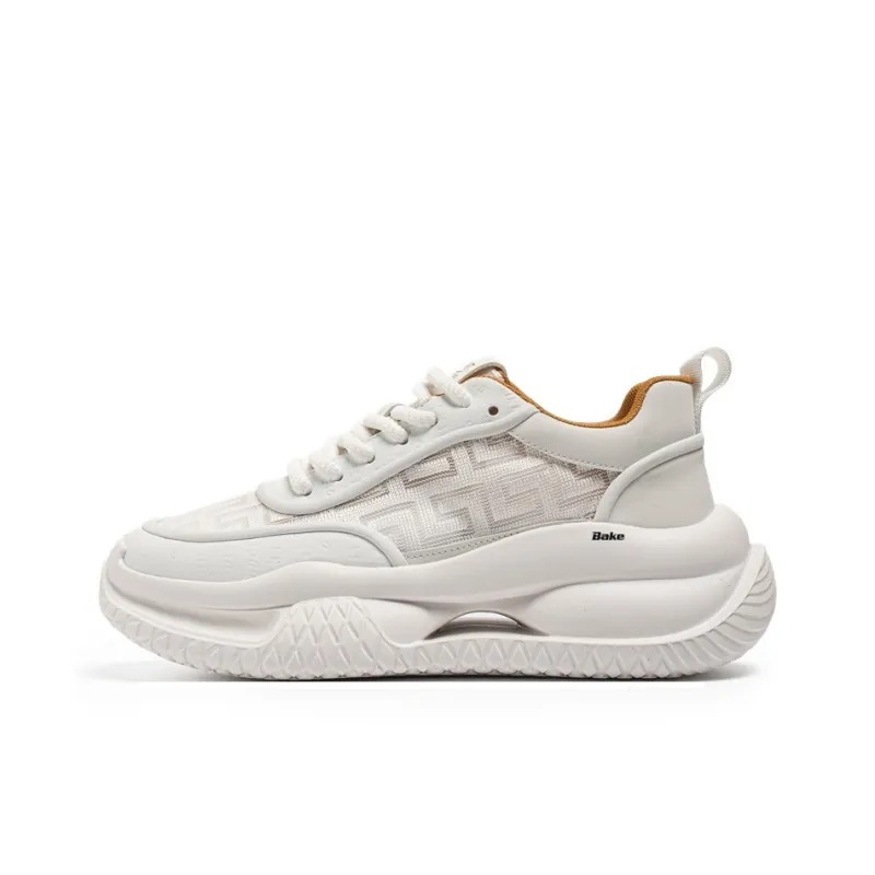 BAKE Anti Slip Wear Resistant Low Top Casual Shoes Men's-5