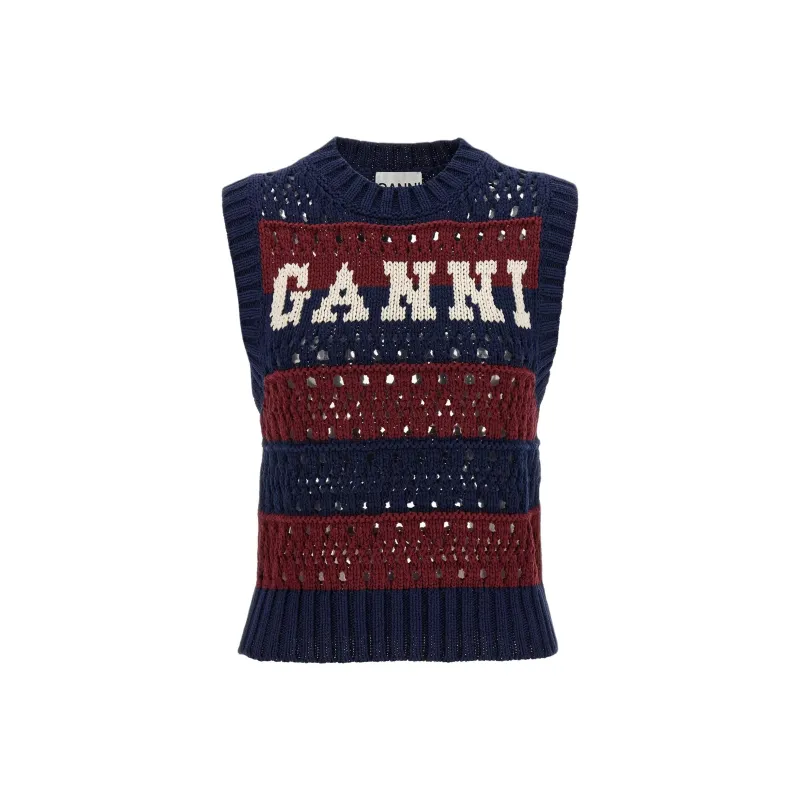 GANNI Recycled Cotton blend Top-0
