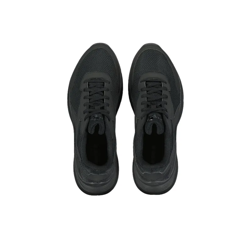 Diadora Anti Slip Wear Resistant Low Top Running Shoes Women's Black-3