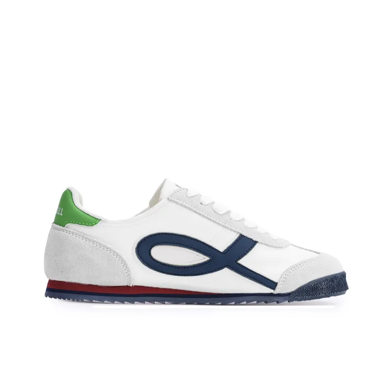 GLO BULL Slip Resistant, Abrasion Resistant, Lightweight Low Top Casual Shoes Unisex Beige Blue Green-1