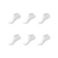 6 Pack[No-Show Socks White 6]
