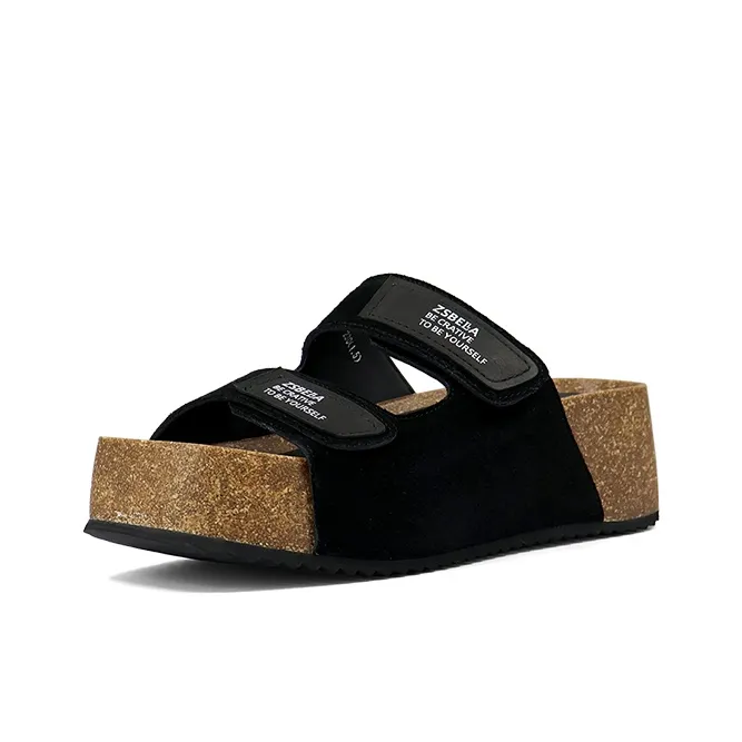 ZSBELLA Slip Resistant Abrasion Resistant Slide Slippers Women's-1