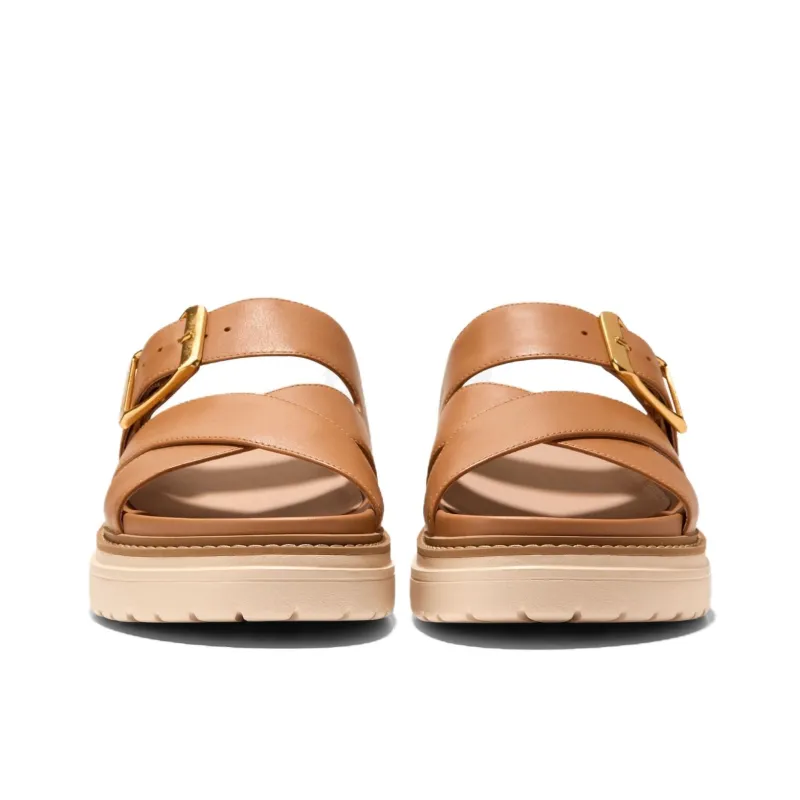 COLE HAAN Rubber Sole Slip Resistant Slide Slippers Women's Brown-3