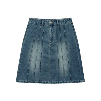Checkitout Denim Short Skirts Women's