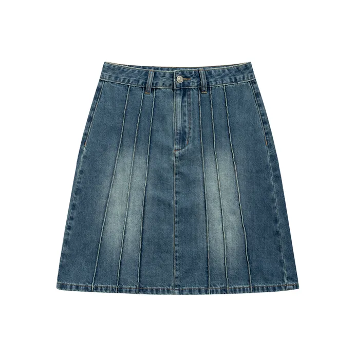 Checkitout Denim Short Skirts Women's-0