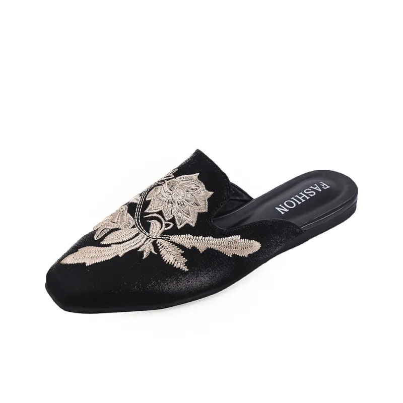 WUJI Slip Resistant Odor Resistant Closed Toe Slippers Women's-5