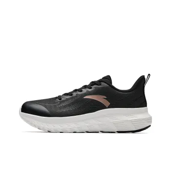 Anta Anti Slip Wear Resistant Low Top Casual Running Shoes Women's Black