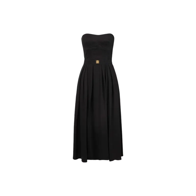Elisabetta Franchi Sleeveless Dress Women's Black-0