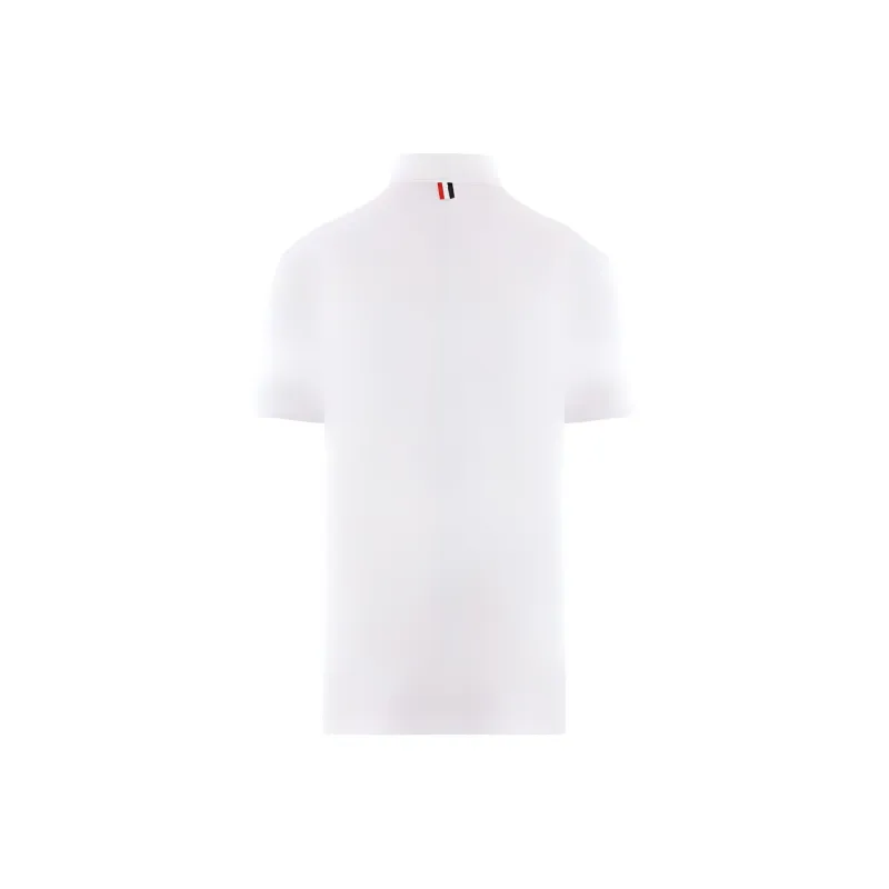 THOM BROWNE Jersey Short Sleeved Collection Polo Shirt-1