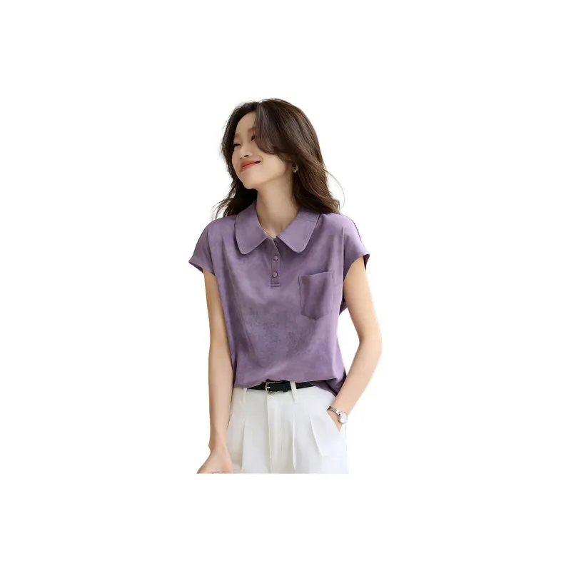 Flowers In Water Regular T Shirt Women's-0