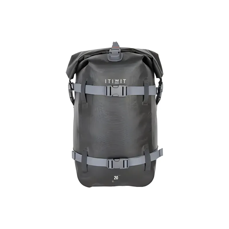 DECATHLON Polyester Backpack Unisex Carbon Gray-3