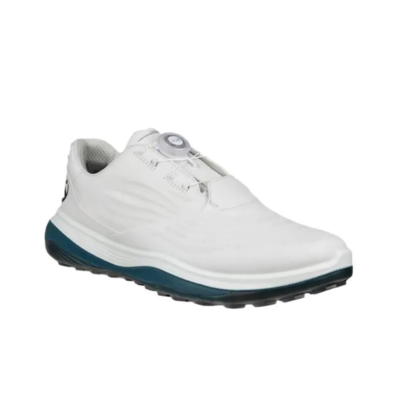 Ecco LYTR Breathable Low Top Golf Shoes Men's White-2