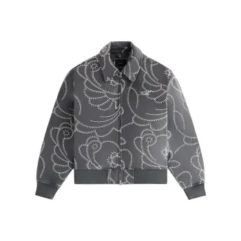 KITH Brisa II Blanket Stitch Bomber Jacket Women's Asteroid