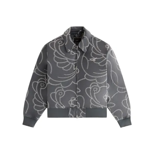 KITH Brisa II Blanket Stitch Bomber Jacket Women's Asteroid