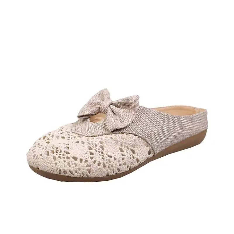 WUJI Rubber Sole Cut Out Abrasion Resistant Quick Dry Closed Toe Slippers Women's-4