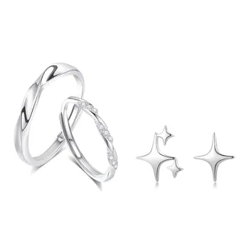 TRUE ME Alloy Stud Earrings Unisex