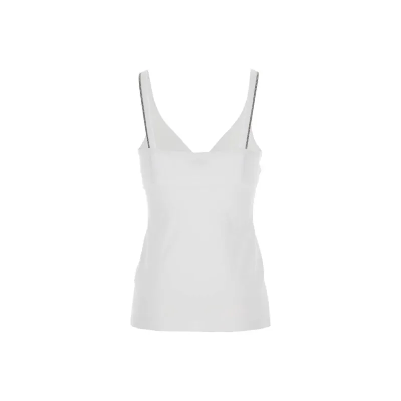 Brunello Cucinelli Tank Top Women's White-1
