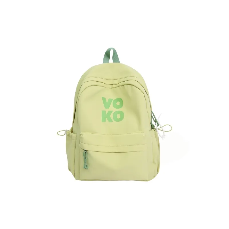 BRABOSTON Nylon Backpack Regular Unisex Black/White/Light Blue/Dark Blue/Green-4