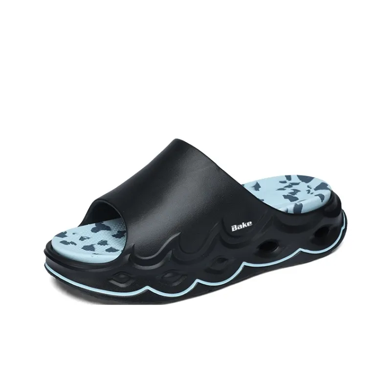 BAKE Quiet Slip Resistant Abrasion Resistant Slide Slippers Unisex-14