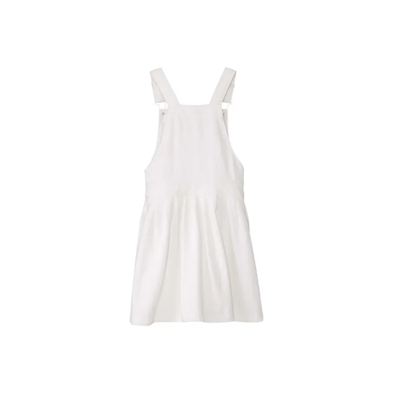 Fstudio Korean Preppy Style 100% Cotton Youthful Versatile Straps Sleeveless Dress Women's-2