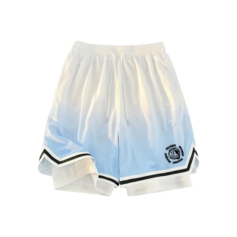 HUANQIU Basketball Shorts Unisex-14