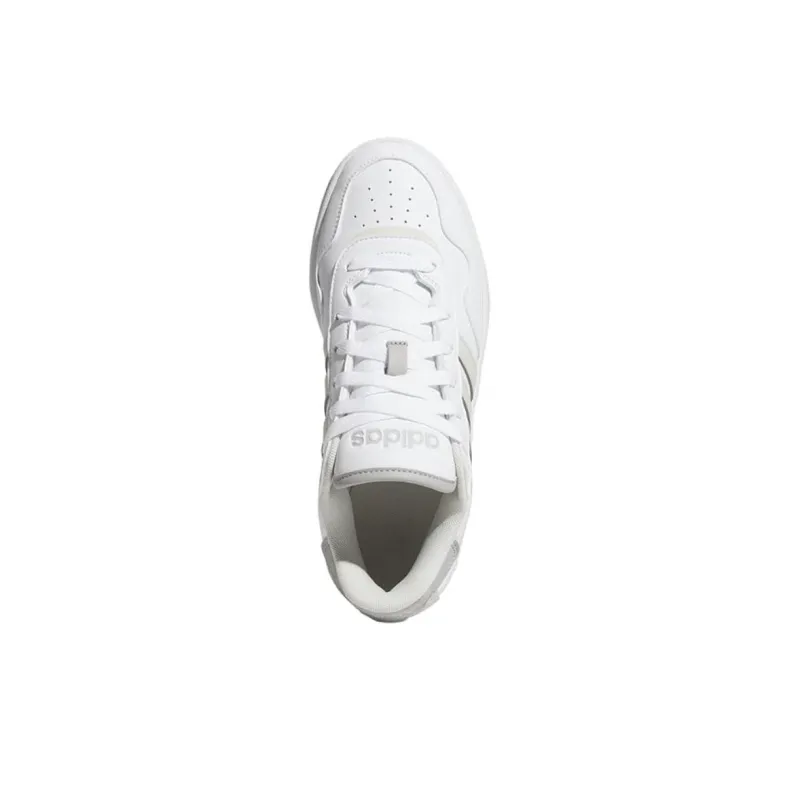 Adidas HOOPS 3.0 Anti Slip Wear Resistant Low Top Skateboard Shoes Women's White-4