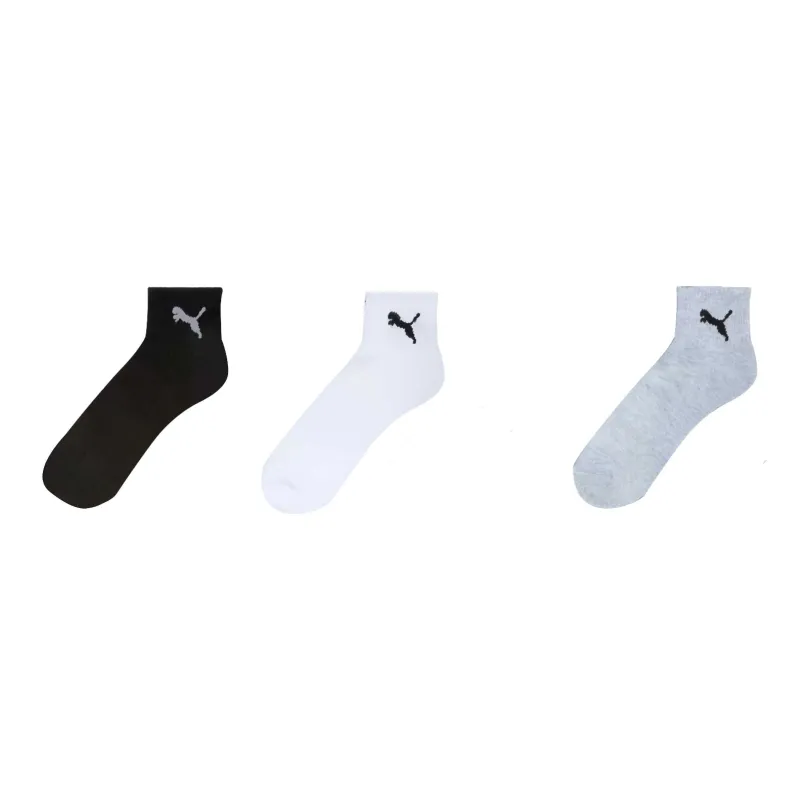 PUMA Calcetines Cuarto De Caña De Media Toalla Para Hombre 6 Pares-1