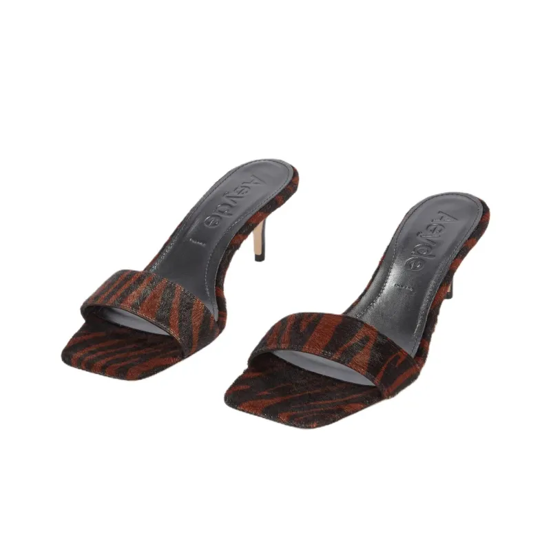 Aeyde Slide Slippers 5.5cm Women's Brown-1