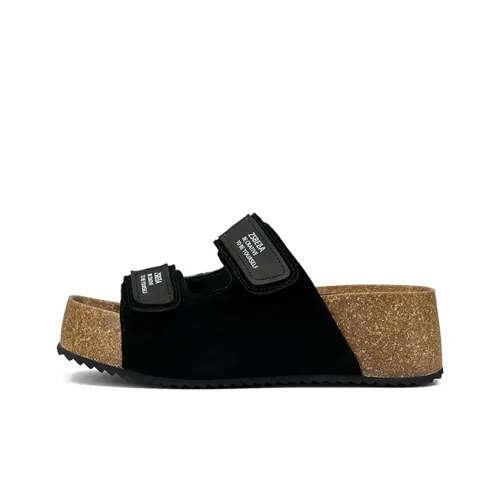 ZSBELLA Slip Resistant Abrasion Resistant Slide Slippers Women's
