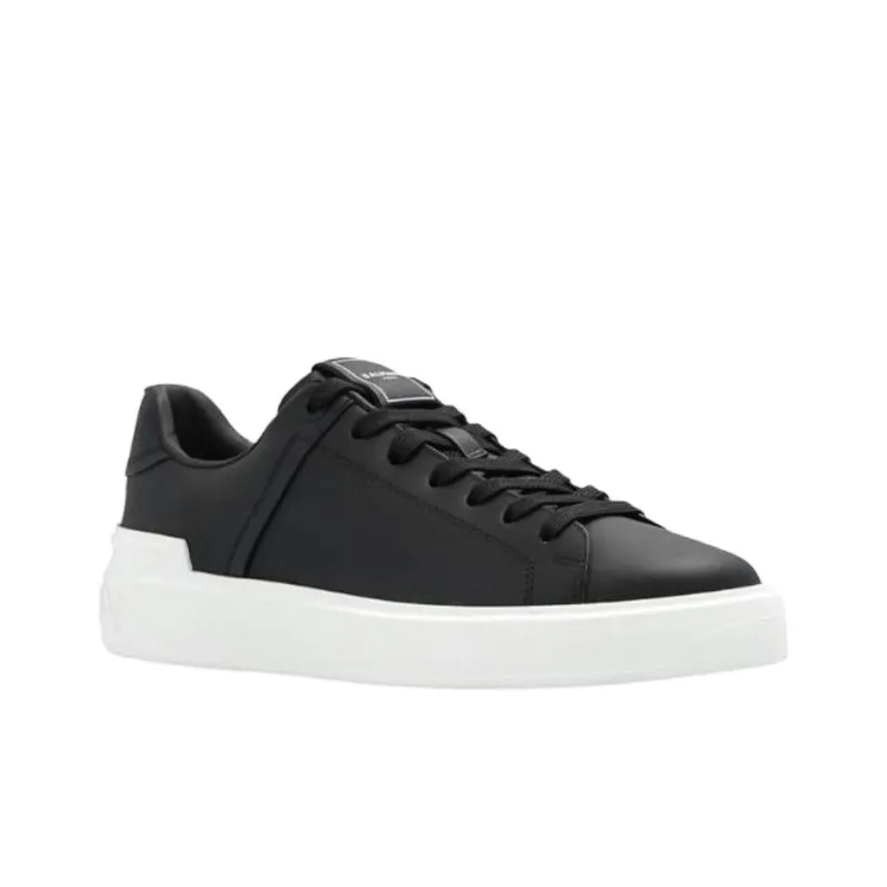 BALMAIN Low Top Skateboard Shoes Women's Black-2