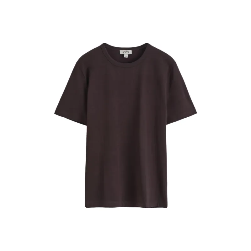 COS T Shirts Men Dark Brown-0