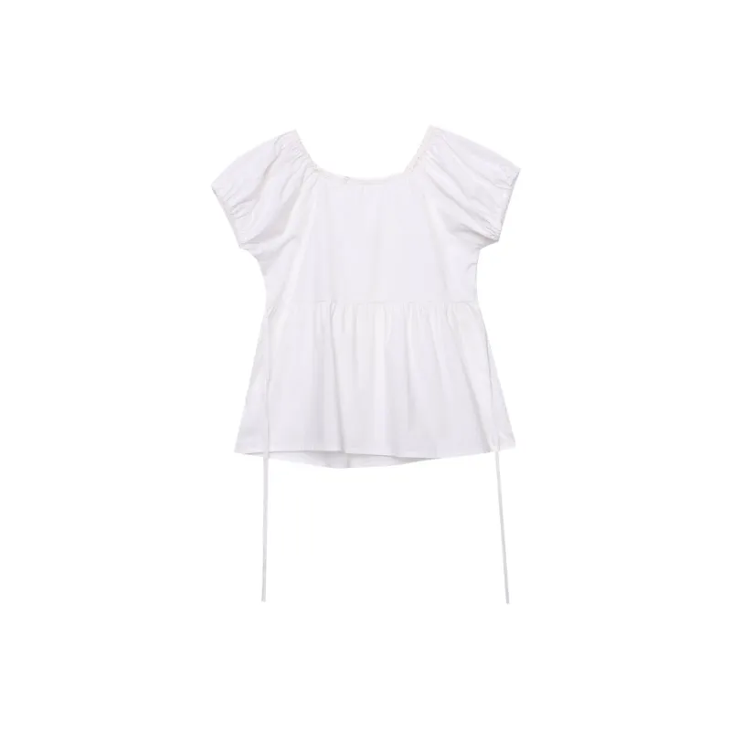 CHARM PICK Shirts Women's White-1