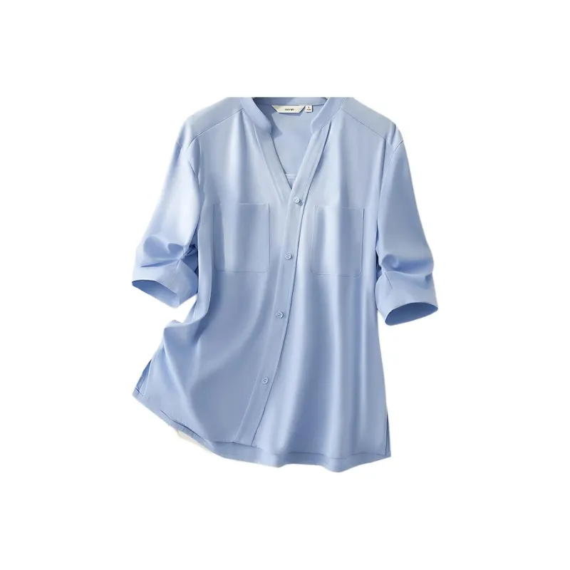 IHIMI SS24 Shirt Women's Sky Blue-0