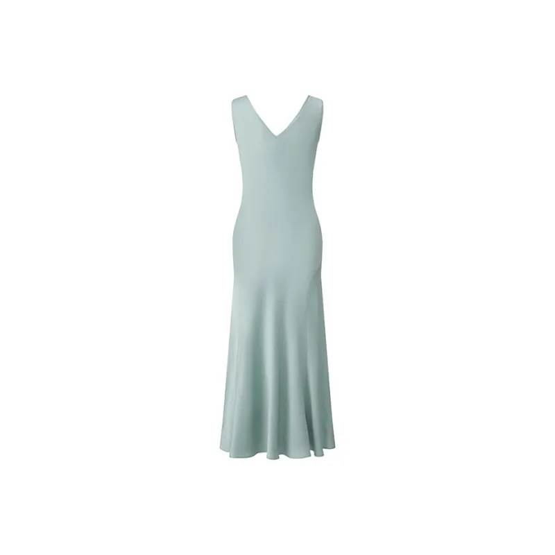 MaxMara Studio Acqui Collection Sleeveless Dress Women's Lake Blue-1