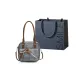 Denim Blue+Shopping Bag