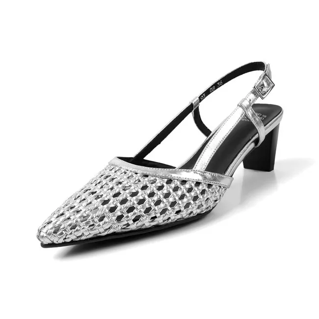 STARRO Chunky Heel High Heels 5cm Women's-5
