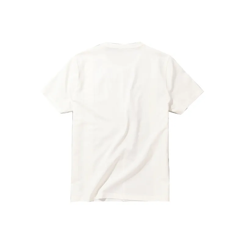 Mr.Bu T Shirts Men Moon White-1