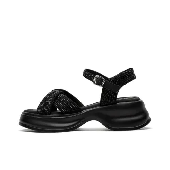Jin Baichuan One Strap Sandals 5.5cm Women's