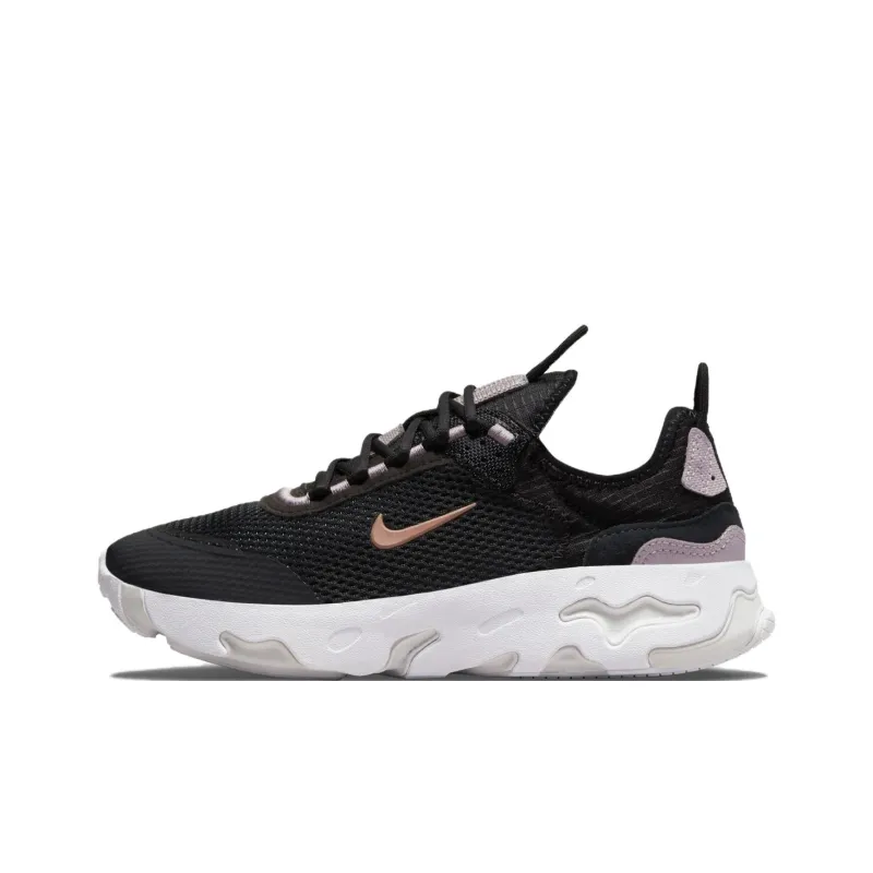 Nike React Live Anti Slip Wear Resistant Low Top Running Shoes Women's Black-0
