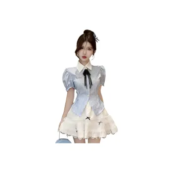 Mu Xiao Xin Two Piece Skirt Sets Women's