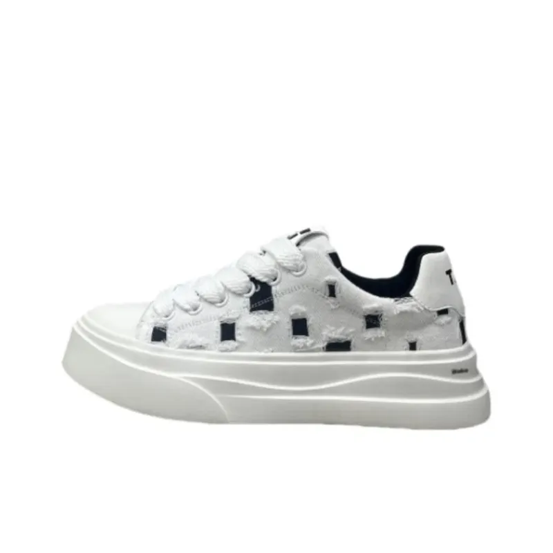 BAKE Anti Slip Wear Resistant Low Top Skateboard Shoes Men's-8