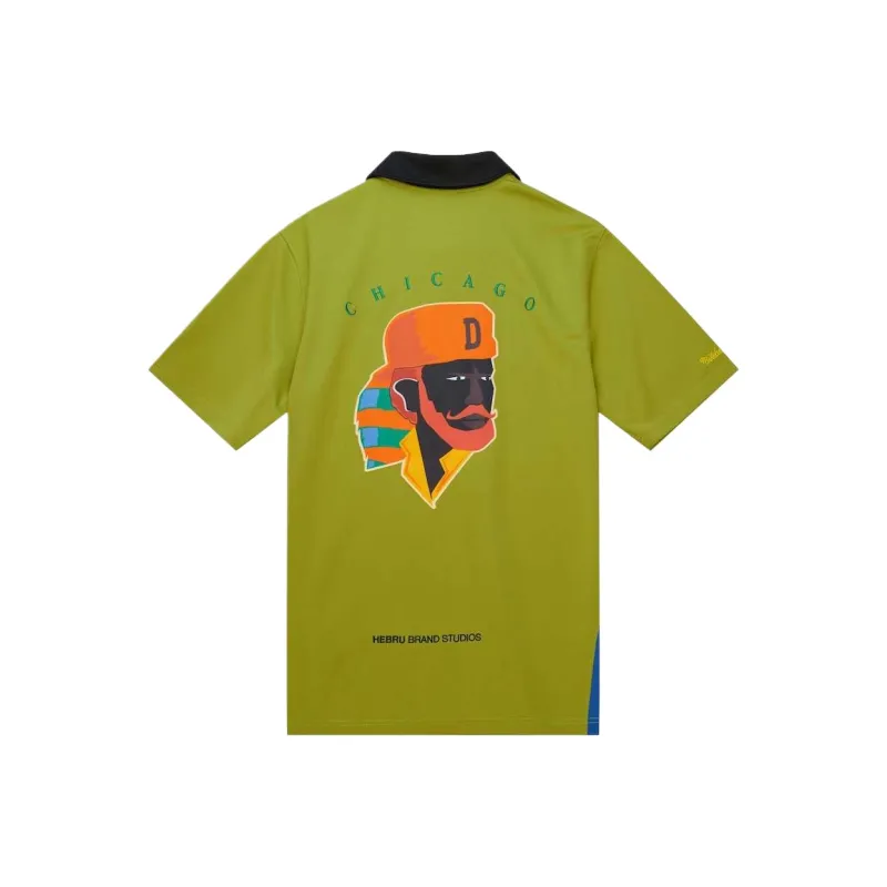 Mitchell & Ness x Hebru Brantley Shirt Men's Green-1